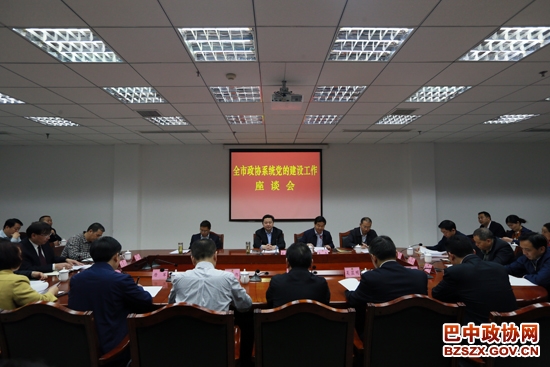 全市政协系统党的建设工作座谈会召开